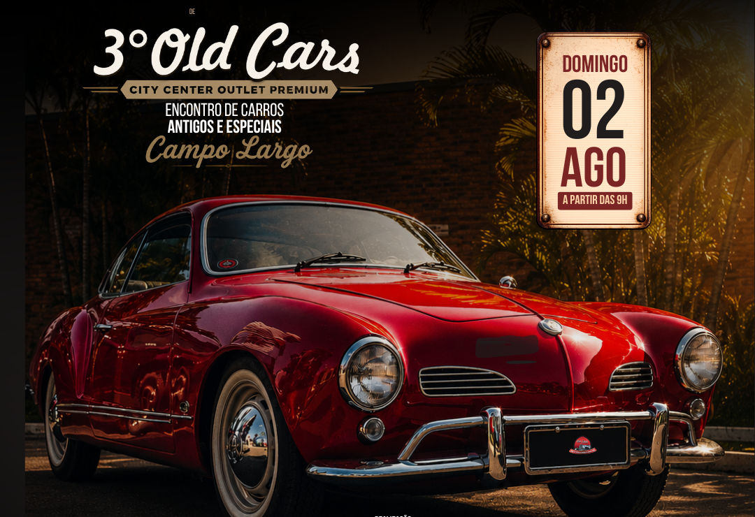 3º Old Cars City Center Campo Largo